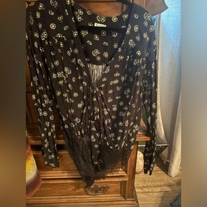 Free people body suit size large
